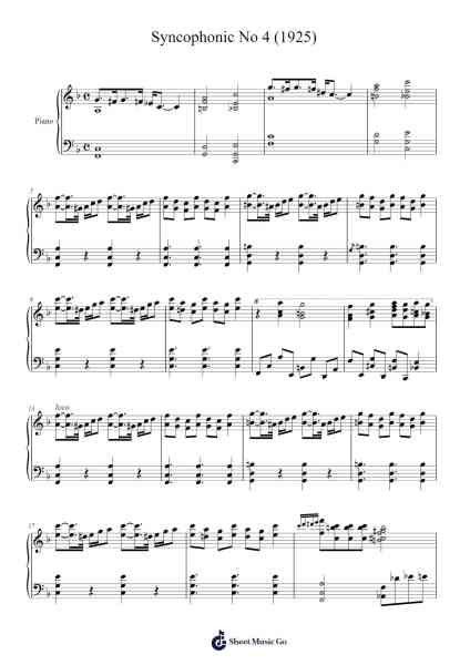 Syncophonic No. 4 Sheet Music by Axel W. Christensen-Arr.Hodhill