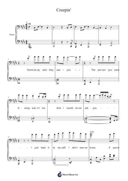 Creepin' Sheet Music by Metro Boomin/The Weeknd/21 Savage-Arr.Yorknor