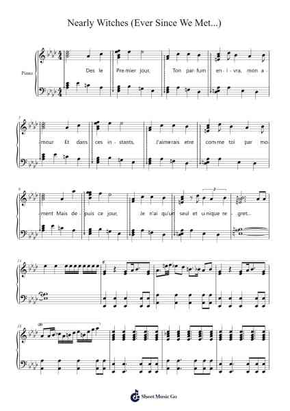 Nearly Witches (Ever Since We Met...) Sheet Music by Panic! At the Disco-Arr.Chrisriah Sheicia