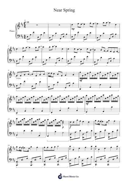 Near Spring Sheet Music by AntonisPat-Arr.Shedave Dwightrene