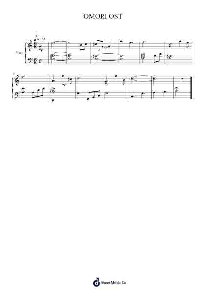 OMORI OST Sheet Music by undefined-Arr.Maclup