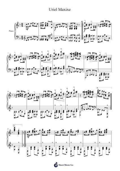 Uriel Maxixe Sheet Music by Uriel Davis-Arr.Vicline Byzer