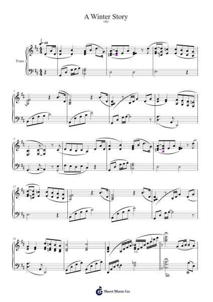 A Winter Story Sheet Music by Remedios-Arr.Wyli