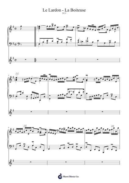 Suite in E Minor: I. Allemande Sheet Music by Jean-Philippe Rameau-Arr.Narion
