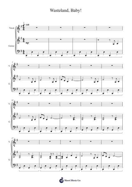 Wasteland, Baby! Sheet Music by Hozier-Arr.Hoyving