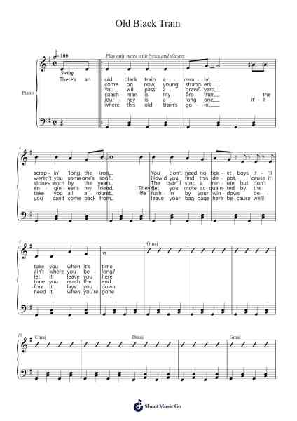 Old Black Train Sheet Music by The Blasting Company-Arr.Thomfrank Springper