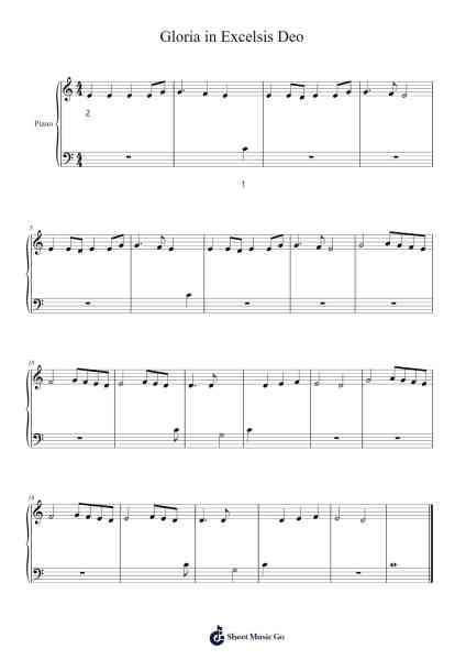 Gloria in Excelsis Deo Sheet Music by Misc Traditional-Arr.Colhill Crichjo