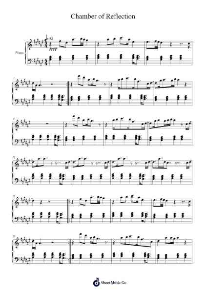 Chamber of Reflection Sheet Music by Mac DeMarco-Arr.Sounoel