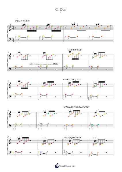 Prelude in C Major, BWV 846 Sheet Music by Johann Sebastian Bach-Arr.Hornker