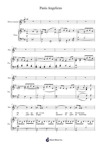 Panis Angelicus Sheet Music by César Franck-Arr.Kayrist