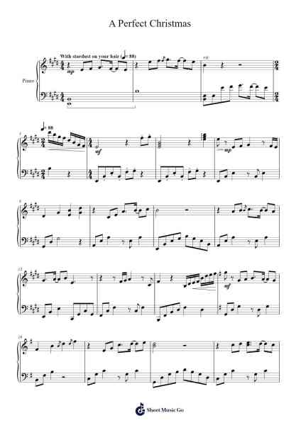 A Perfect Christmas Sheet Music by Jose Mari Chan-Arr.Websjean Hodgdre