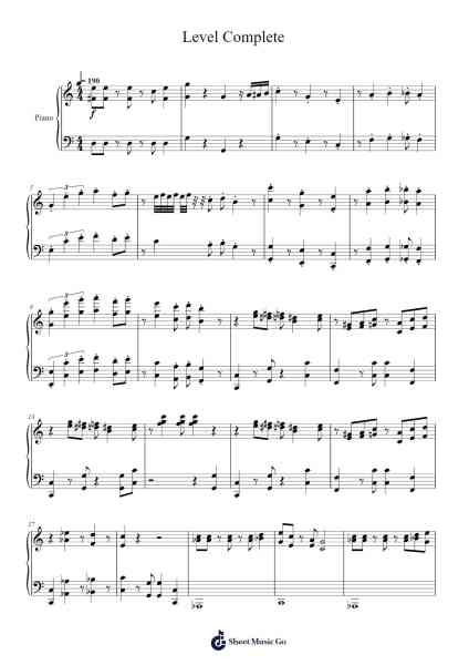 Level Complete The Super Mario Bros. Movie Sheet Music by Brian Tyler-Arr.Humera