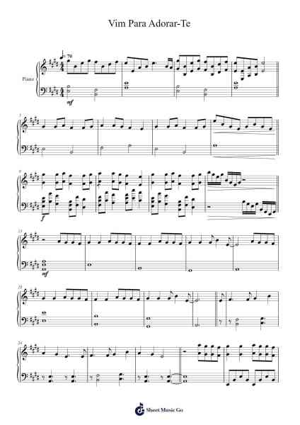 Vim Para Adorar-Te Sheet Music by Adonay Guedes-Arr.Latbel Conler