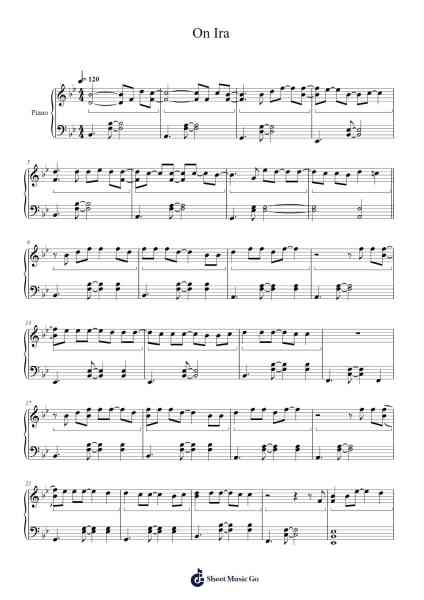 On Ira 樂譜由 Jean-Jacques Goldman - 編曲 Carlphrey