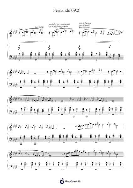 Gnossienne No. 2 Sheet Music by Erik Satie-Arr.Davebel