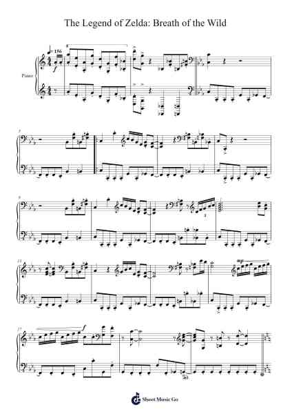 The Legend of Zelda: Breath of the Wild Sheet Music by Leokirk-Arr.Lamjane