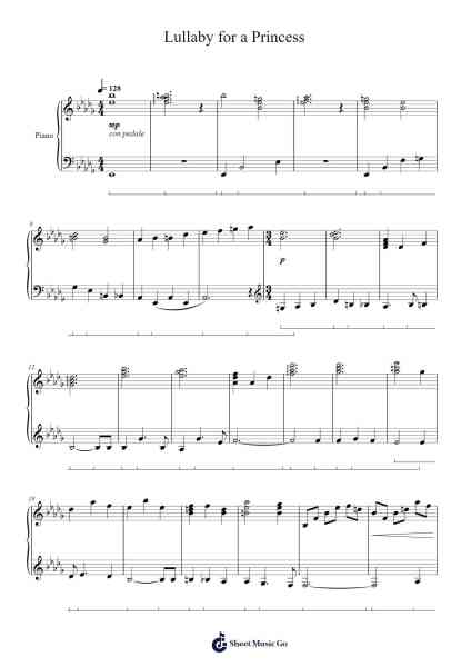 Lullaby for a Princess (Condensed) Sheet Music by Ponyphonic-Arr.Brookjoy