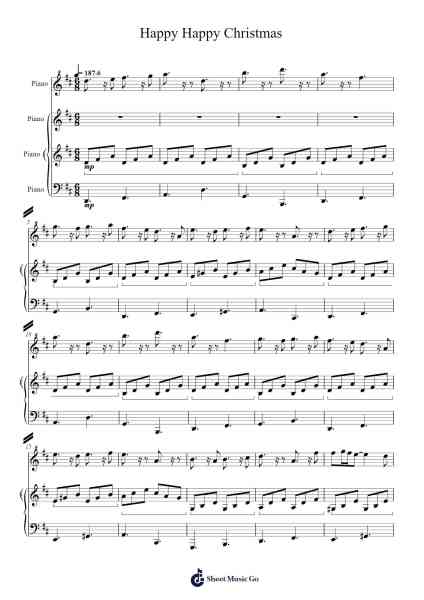 Happy Happy Christmas Sheet Music by Thomas Mogensen-Arr.Kirkwen Meldell