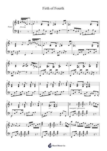 Firth of Fourth Sheet Music by Elrwood Freester-Arr.Bellzer Elrene