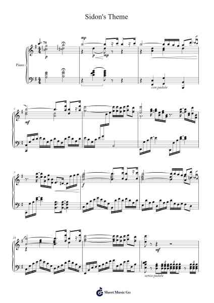 Sidon's Theme - The Legend of Zelda: Tears of the Kingdom Sheet Music by Hajime Wakai/Manaka Kataoka/Maasa Miyoshi/Masato Ohashi/Tsukasa Usui-Arr.Asmie Panvien
