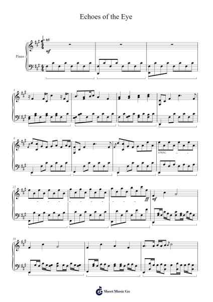 Echoes of the Eye Sheet Music by Andrew Prahlow-Arr.Dwightharte Phijoyce
