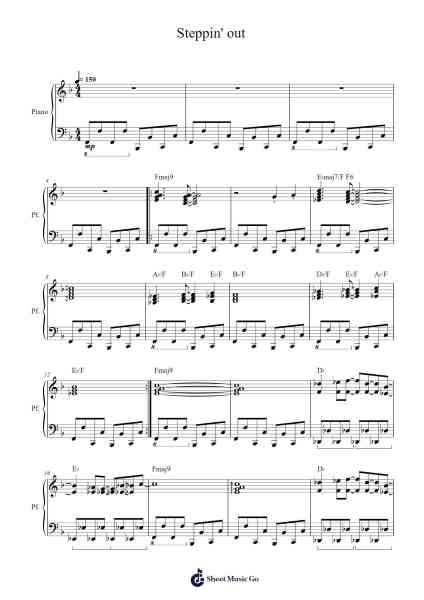Steppin' out Sheet Music by J.Jackson-Arr.Kyleret Earlkyle