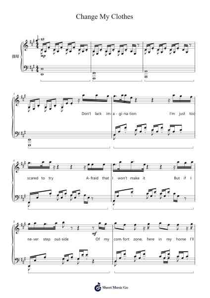Change My Clothes Sheet Music by Alec Benjamin-Arr.Leeles Stoweser