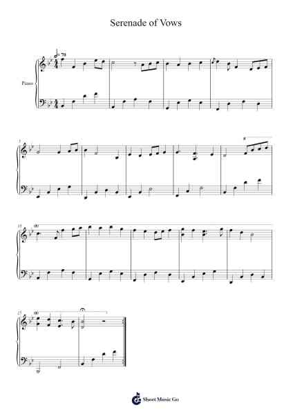 Serenade of Vows Sheet Music by undefined-Arr.Crodre Kipqe