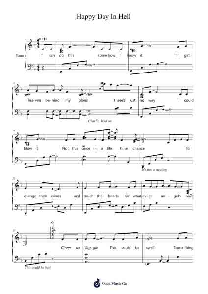 Happy Day In Hell Sheet Music by Sam Haft/Andrew Underberg-Arr.Bryceny