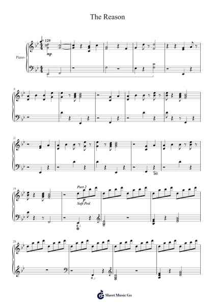 The Reason Sheet Music by Hiroyuki Sawano-Arr.Gilphia