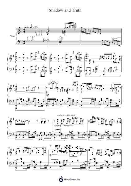 Shadow and Truth Sheet Music by Leozy Cheschel-Arr.Corrie