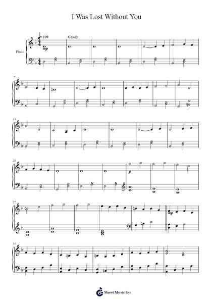 I Was Lost Without You Sheet Music by Sam Hulick-Arr.Macre Accer