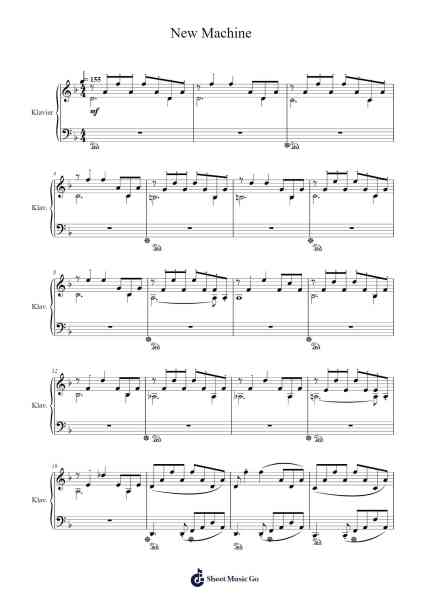 New Machine - Two Steps From Hell Sheet Music by Two Steps From Hell-Arr.Sufe Hodnions