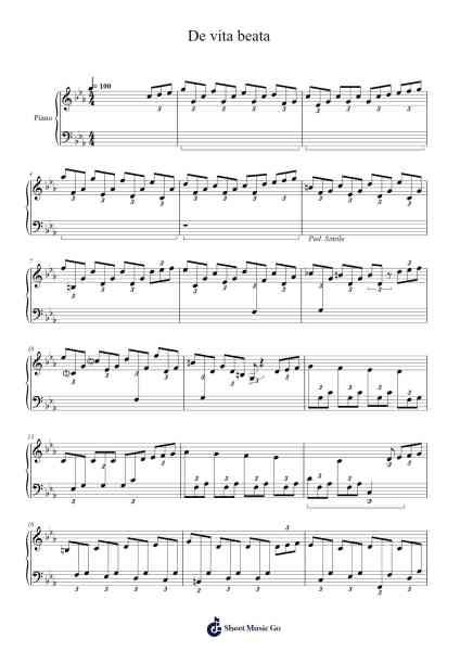De vita beata Sheet Music by Stefano Lentini-Arr.Joeswift Mcyves