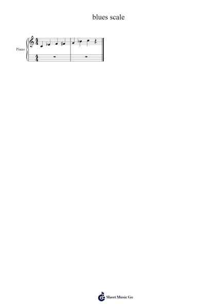 blues scale Sheet Music by undefined-Arr.Leamorse Tayh