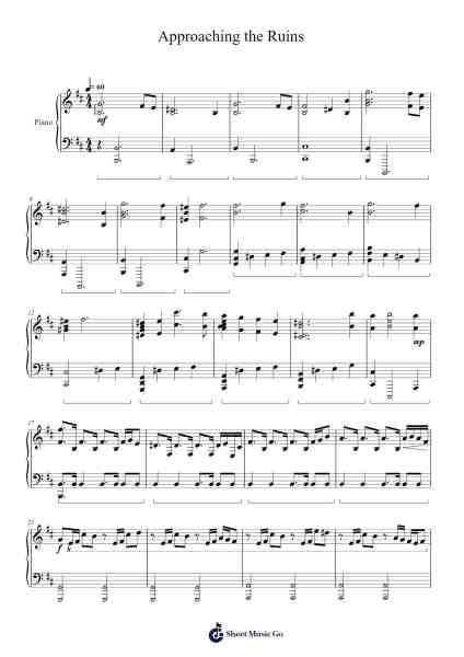 Approaching the Ruins Sheet Music by Snowkerr Leifgale-Arr.Galsnick Theothew