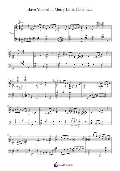 Have Yourself a Merry Little Christmas Sheet Music by Judy Garland-Arr.Wyann Ianli