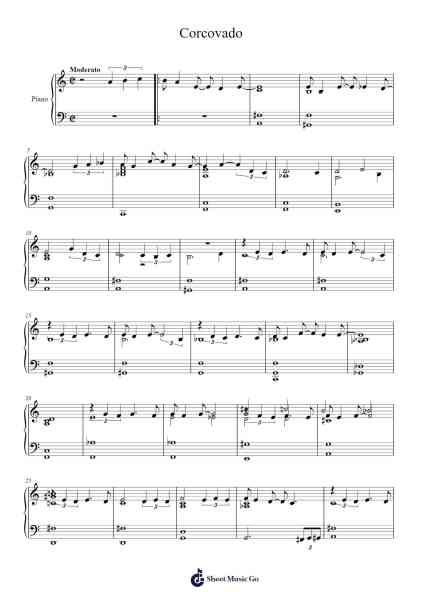 Corcovado Sheet Music by Antônio Carlos Jobim-Arr.Derlian Sumeo