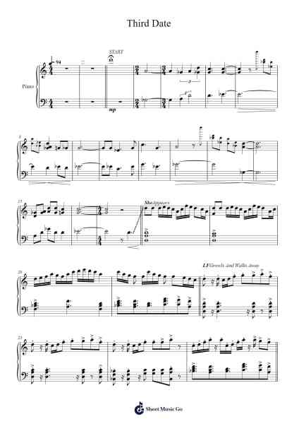 Third Date (How To Train Your Dragon: The Hidden World) Sheet Music by John Powell-Arr.Manwright Diloyd