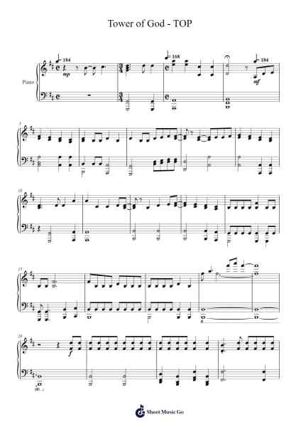 Tower of God - TOP Sheet Music by Keith Power-Arr.Alickbush