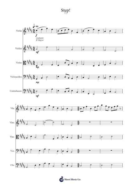 Step! Musica per pianoforte di The Idolm@ster: Cinderella Girls - Arr.Taypeare Rolius