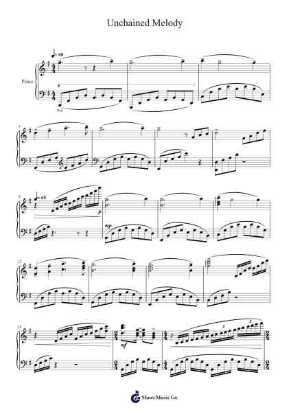 Unchained Melody Sheet Music by Fernando Chiang-Arr.Huthorne