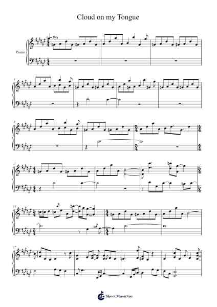 Cloud on my Tongue Sheet Music by Tori Amos-Arr.Dilpont Trollsper