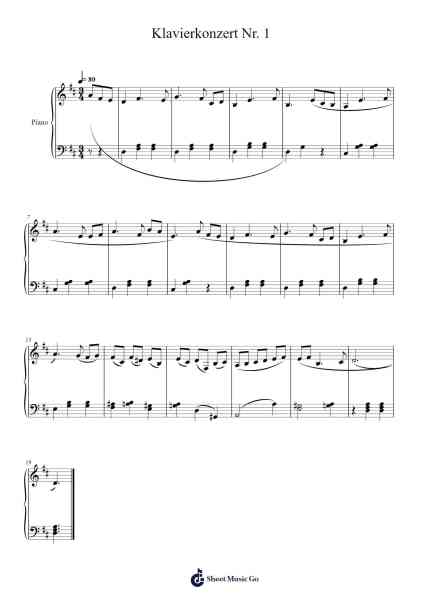Piano Concerto No. 1 in B-flat Minor, Op. 23 樂譜由 Pyotr Ilyich Tchaikovsky - 編曲 Mikejay Croftges