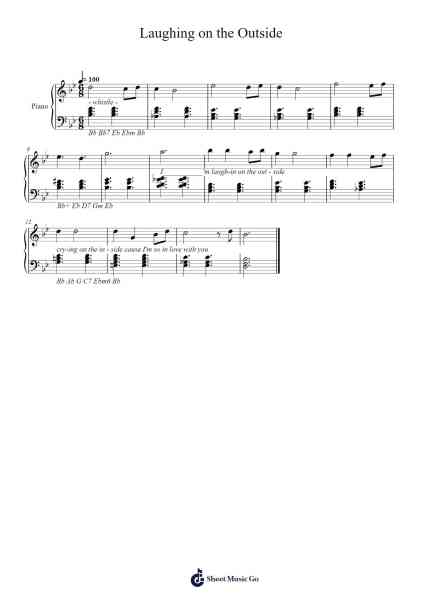 Laughing on the Outside Sheet Music by Bernadette Carroll-Arr.Jofield
