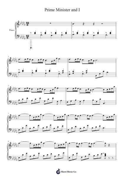 Prime Minister and I piano waltz Sheet Music by undefined-Arr.Clepert