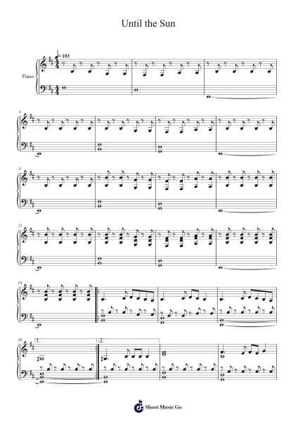 Until the Sun Sheet Music by Laura Brehm-Arr.Shedave Dwightrene