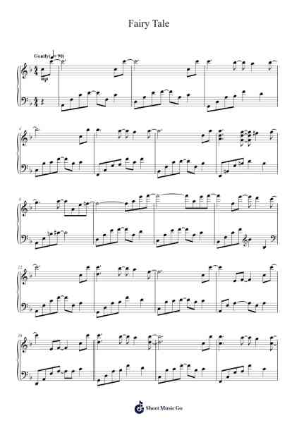 Fairy Tale Musica per pianoforte di Yiruma - Arr.Priestvy