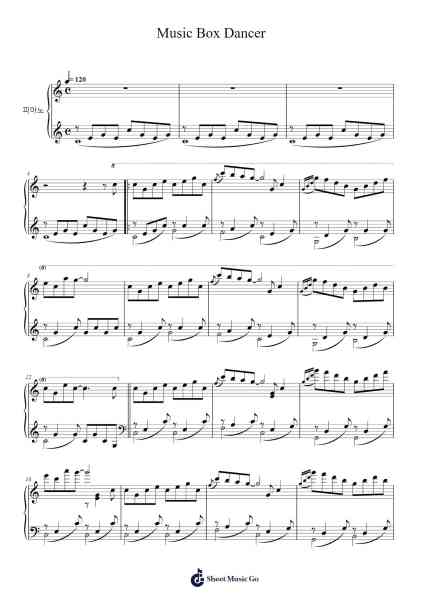 Music Box Dancer Sheet Music by Frank Mills-Arr.Sajoy