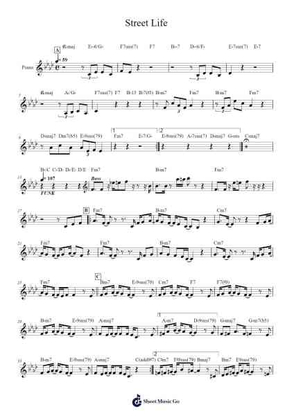 Street Life Sheet Music by undefined-Arr.Olch